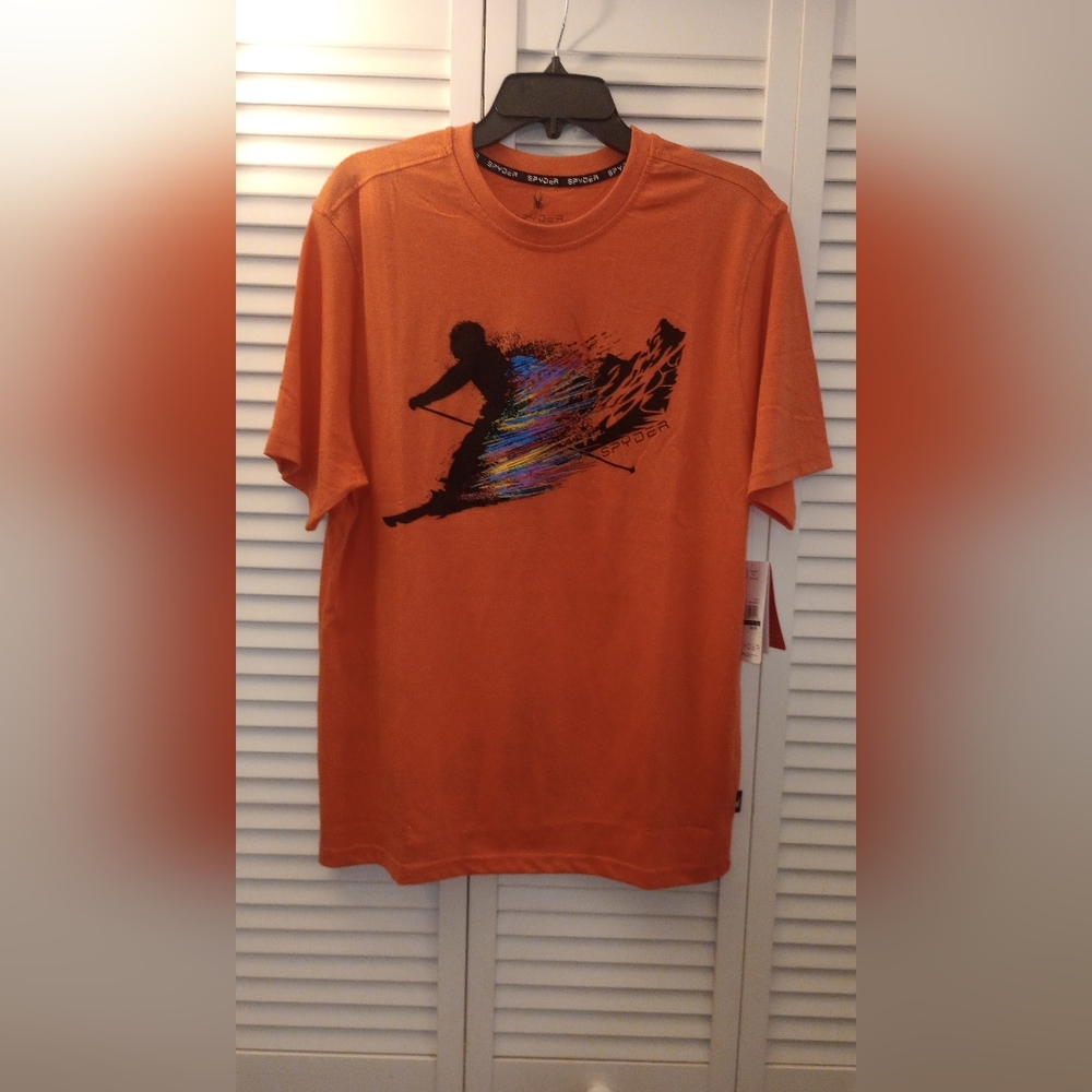Spyder Orange Graphic Men's Shirt